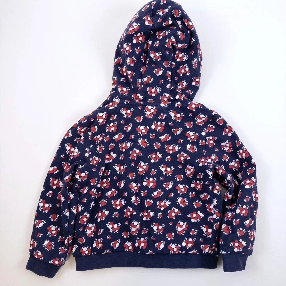 Sergent Major Sweatsuit Kids 2T Navy Blue Floral Hoodie and‎ Joggers Set